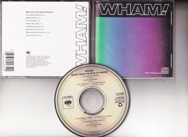 【輸入盤】Wham! Music From The Edge Of Heaven 1986年 US盤 CK 40285_画像2