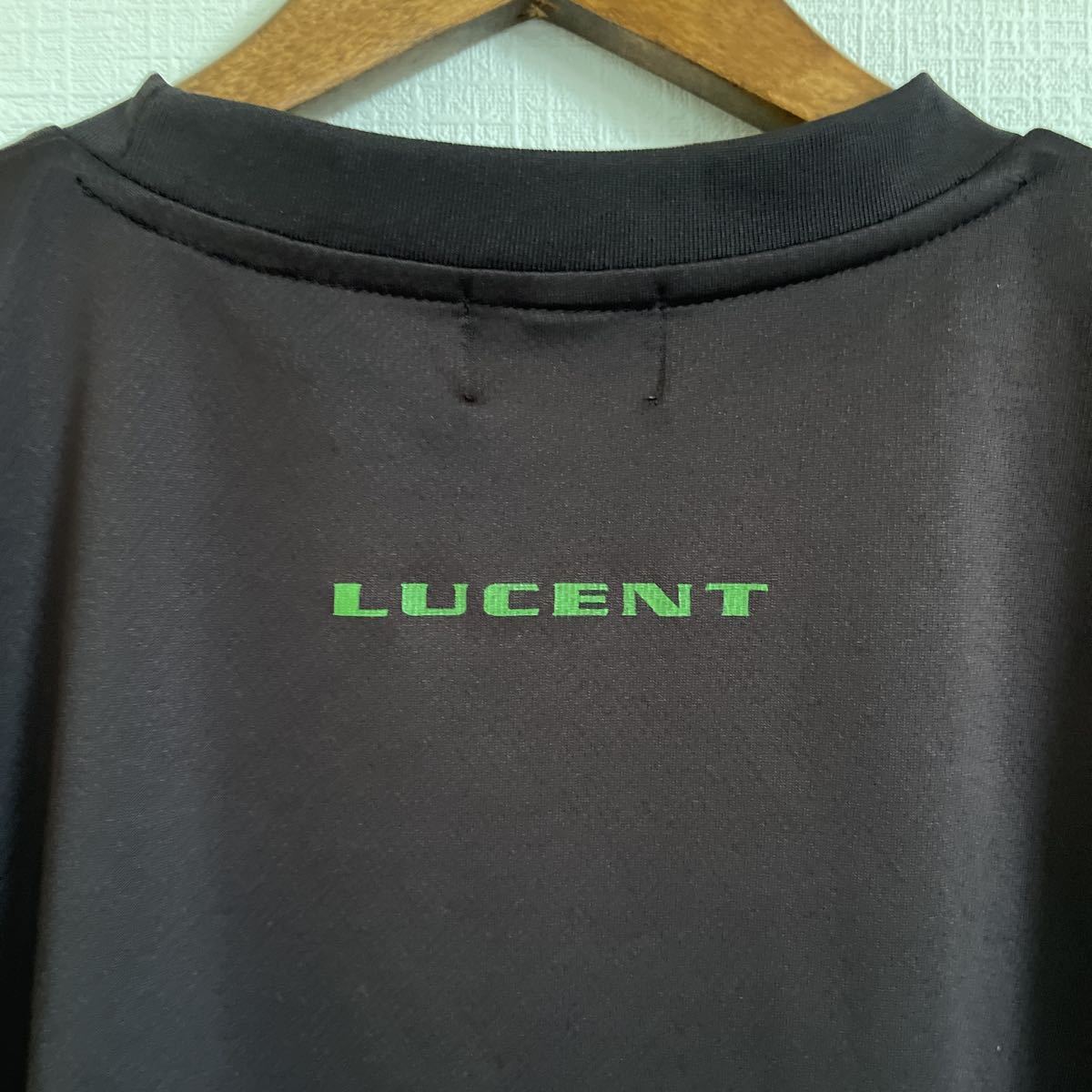 LUCENT ルーセント スポーツウェア ソフトテニス プラクティス 半袖 Tシャツ Mサイズ 黒 ポリエステル_画像7