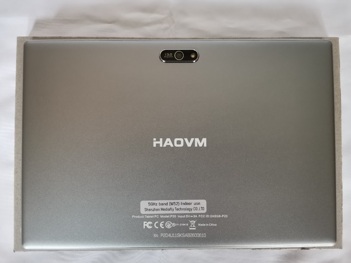 HAOVM MediaPad P20 10インチ Android11 タブレット