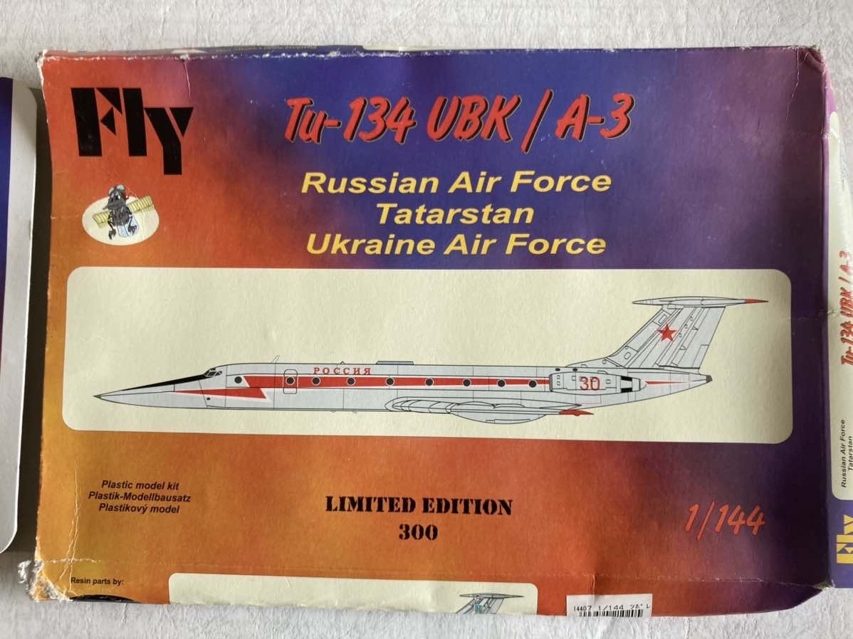 奉呈 注目ブランド ツポレフ Tu-134UBK A-3 1 144 FLY prpempresariales.com prpempresariales.com