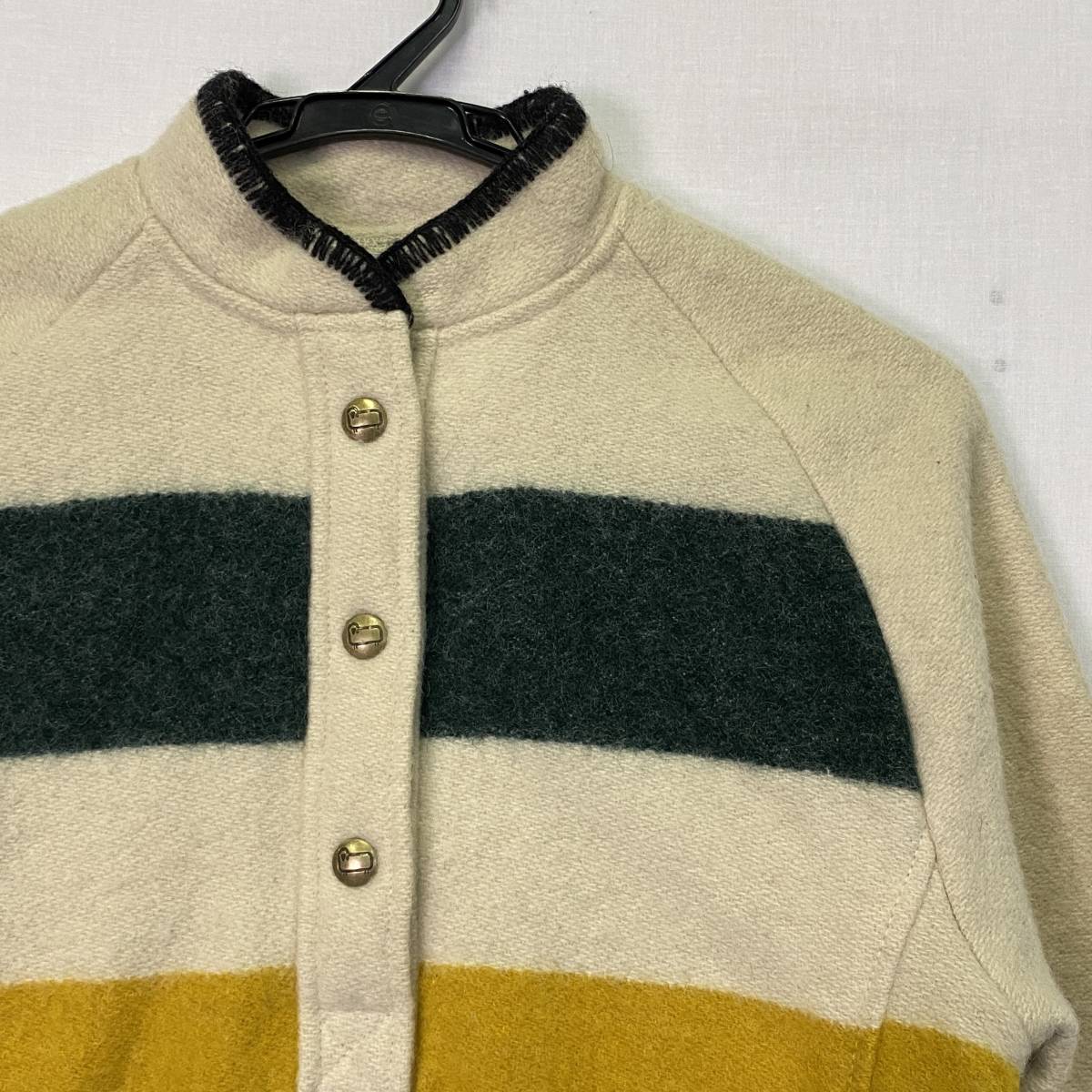 80年代【WOOLRICH】ウールリッチ USA製 ハドソンベイボーダー 80年代【WOOLRICH】ウールリッチ USA製 ハドソンベイボーダー