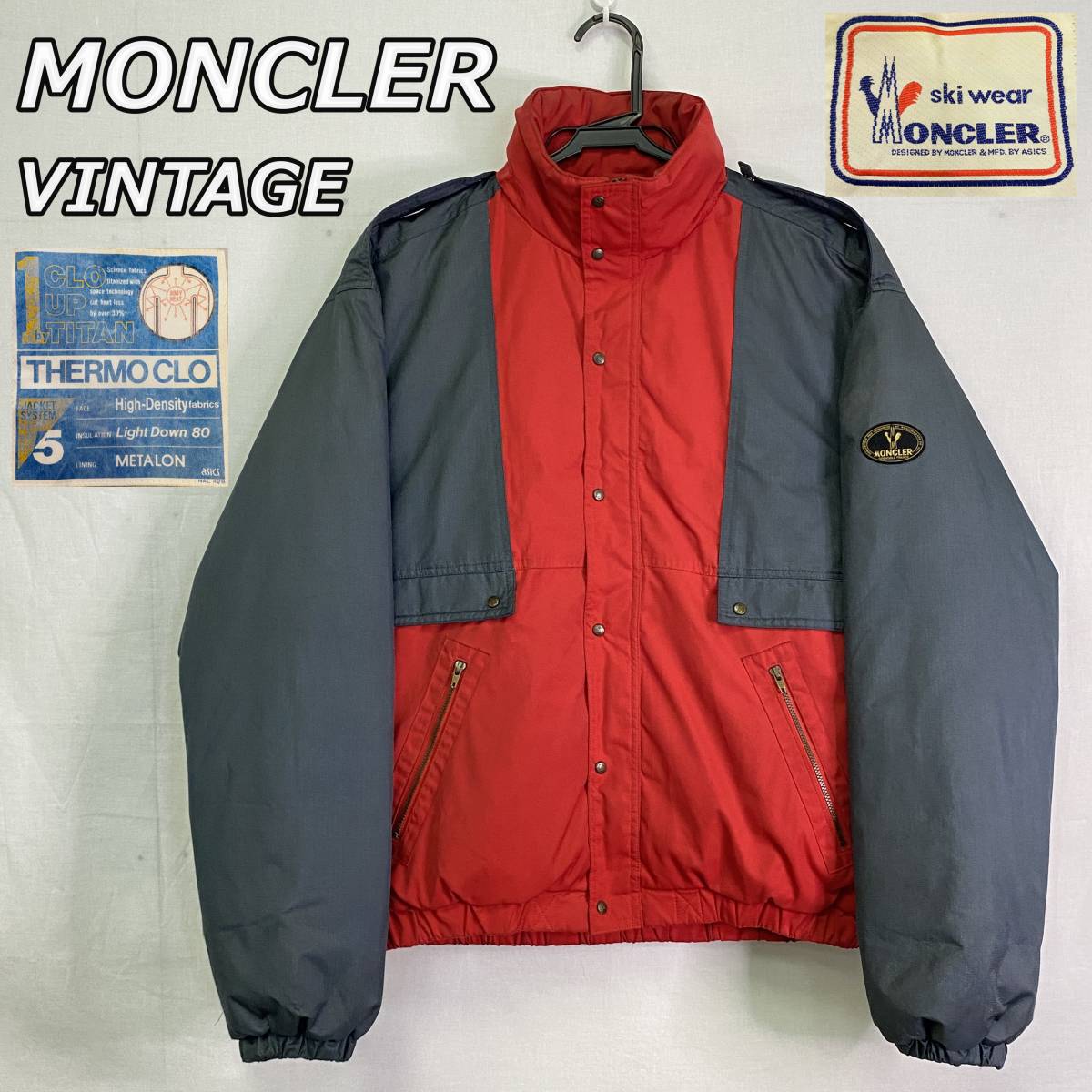 年代MONCLERski wear モンクレール スキーウェア アシックス