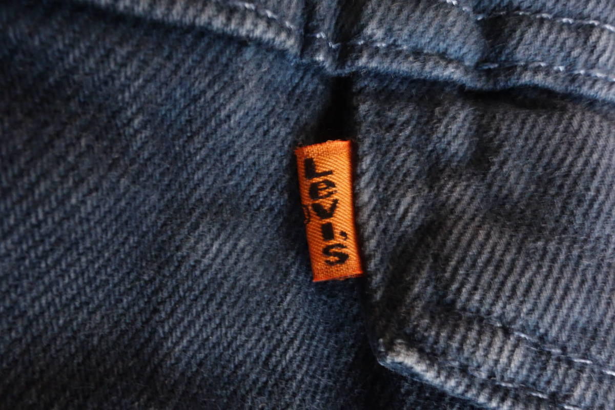 レア品 Levi's リーバイス USA製 サード Gジャン 後染め 米国製 オレンジタブ 57508 デニムジャケット