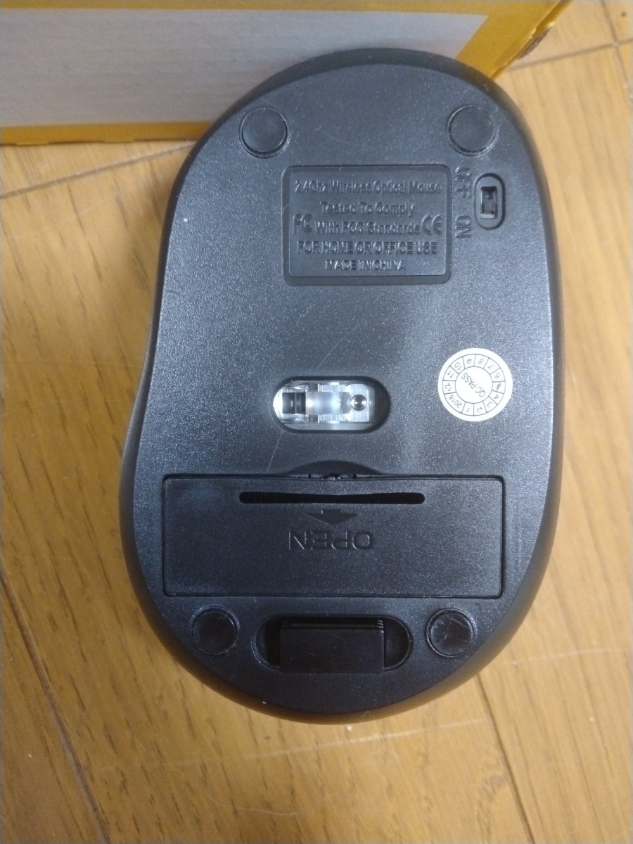ワイヤレスマウス Mouse 5ボタン レッド