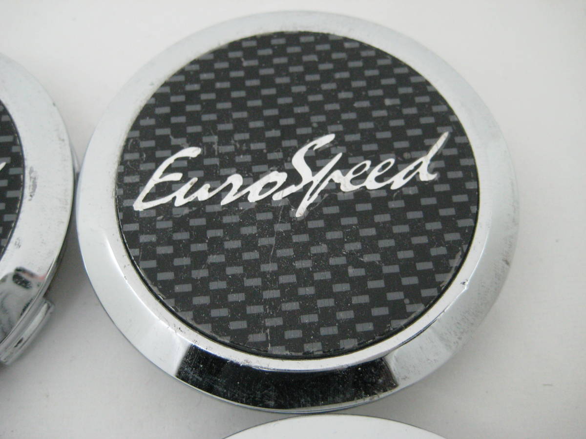 k4559 EuroSpeed EURO SPEED アルミホイール用センターキャップ中古4個54911340F-1_画像3