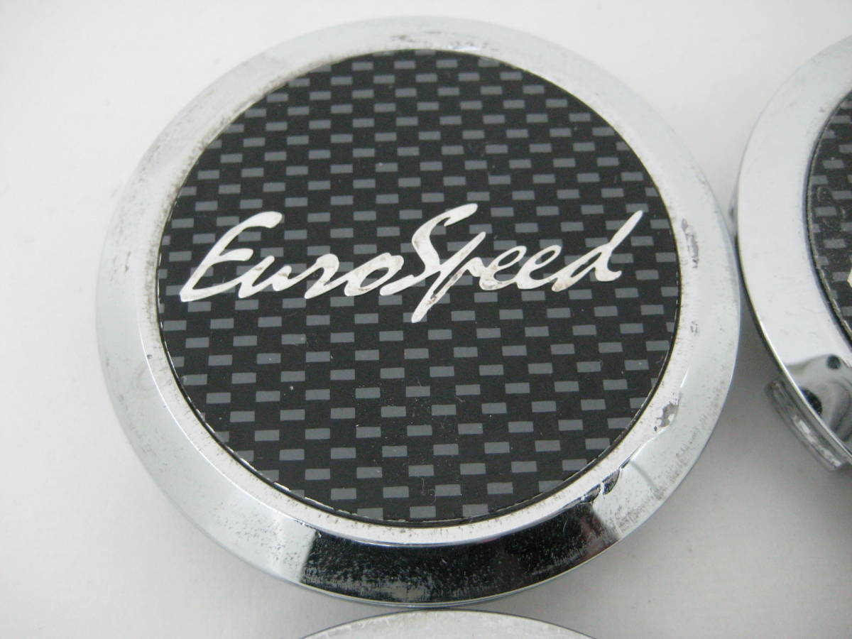 k4559 EuroSpeed EURO SPEED アルミホイール用センターキャップ中古4個54911340F-1_画像2