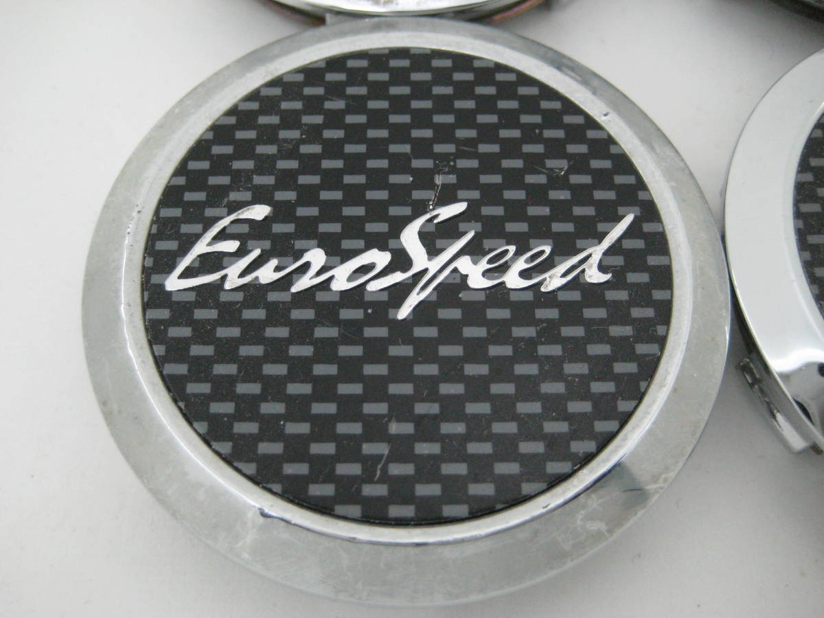 k4559 EuroSpeed EURO SPEED アルミホイール用センターキャップ中古4個54911340F-1_画像4