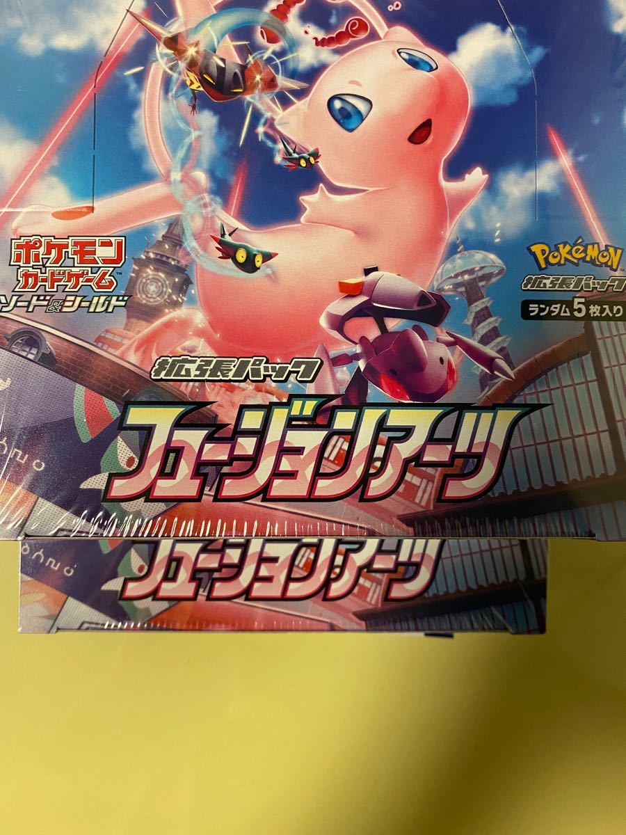 新品未開封フュージョンアーツシュリンク付き ポケモンカード