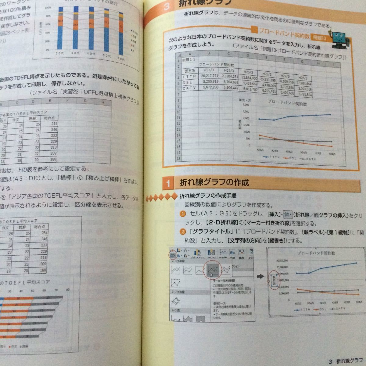 エクセル Excel 2016 参考書  演習問題 2冊