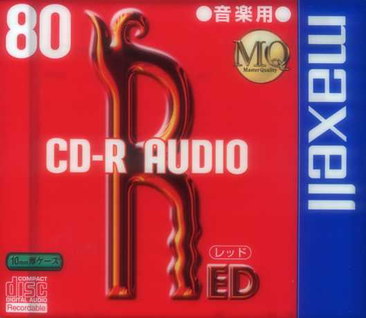 maxell　日立マクセル　音楽用CD-R 80分　原産国 日本 　非プリンタブル　10mmケース　１枚パック　CDRA80RE1TP　未開封新品_画像1