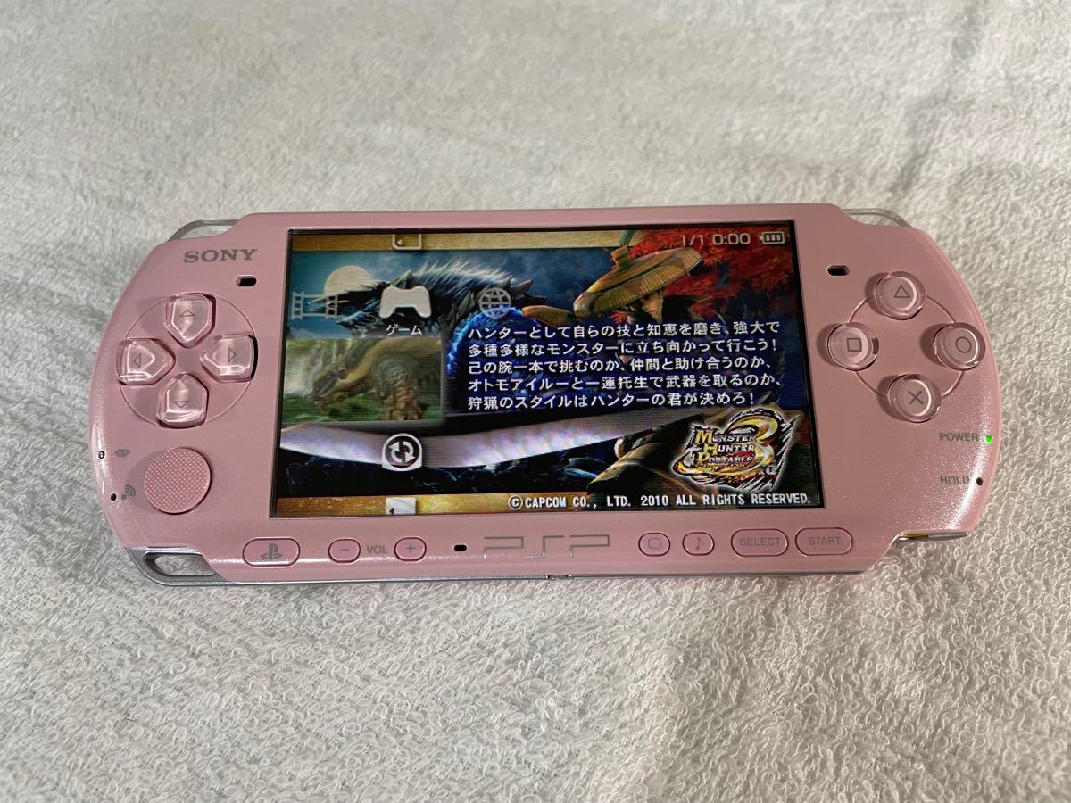 美品 PSP-3000 ブロッサムピンク｜PayPayフリマ