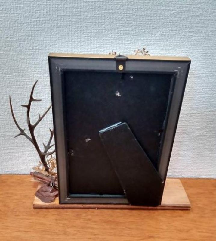  hand made *3way. possible to use ornament & put clock * Kirakira Gold * key hook . accessory .. wood shelves attaching 