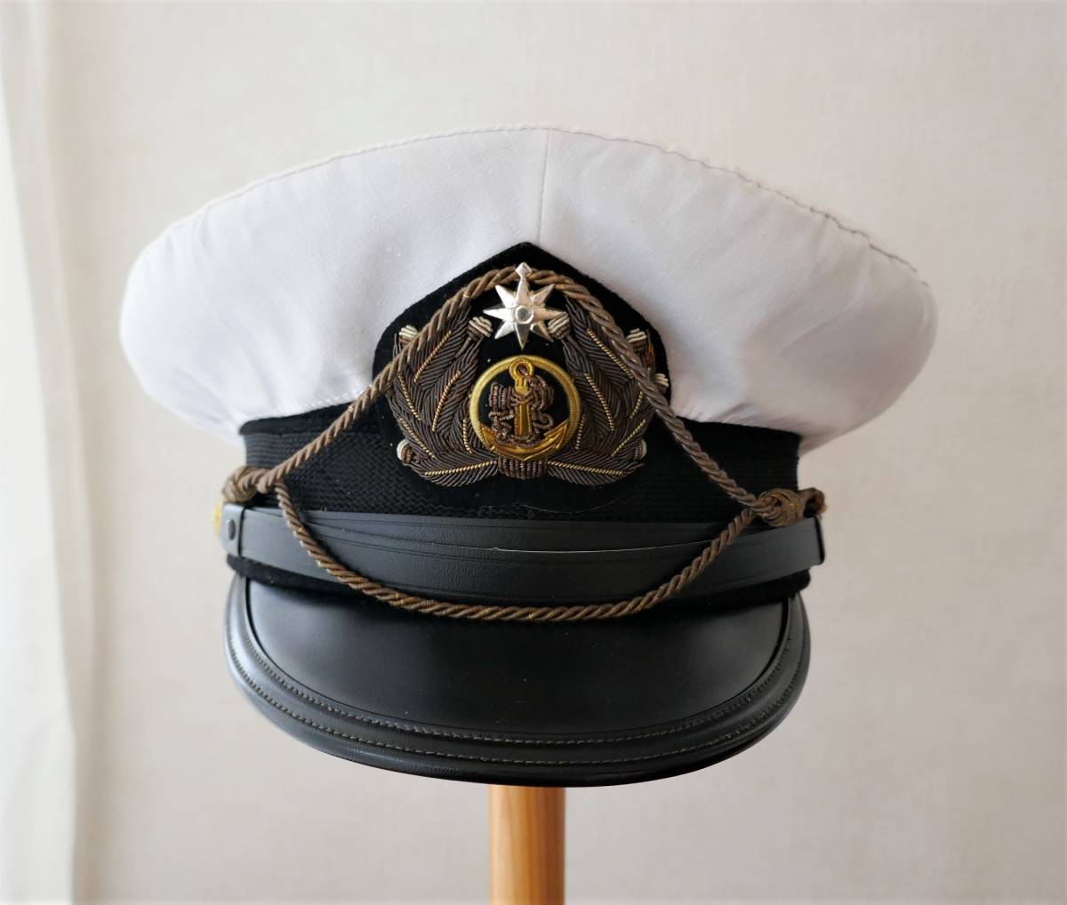 3499 旧日本軍日本海軍予備士官制帽 レプリカ56cm コンパス章軍帽コスプレ 日本代購代bid第一推介 Funbid