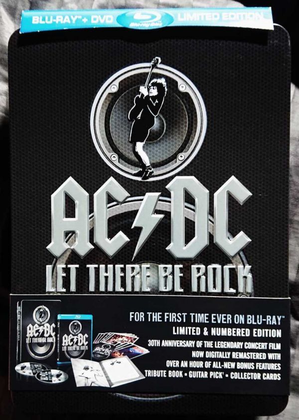 AC/DC - Let There Be Rock Blu-ray & DVD アメリカ盤 缶入り限定盤_画像1