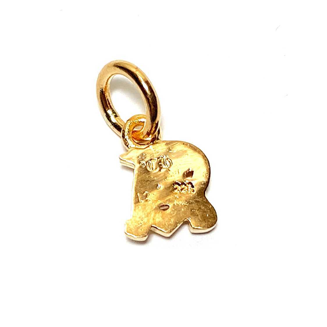 クロムハーツ CHROMEHEARTS 22K スタックチャーム アルファベット ミニ イニシャル A チャーム ペンダントトップ ネックレス ALPHABET MINI 2
