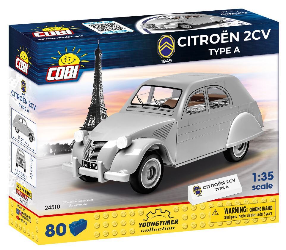COBI block * 1/35 scale automobile * Citroen 2CV Type A 1949 / Citroen 2CV Type A 1949 * new goods / unopened * EU made 