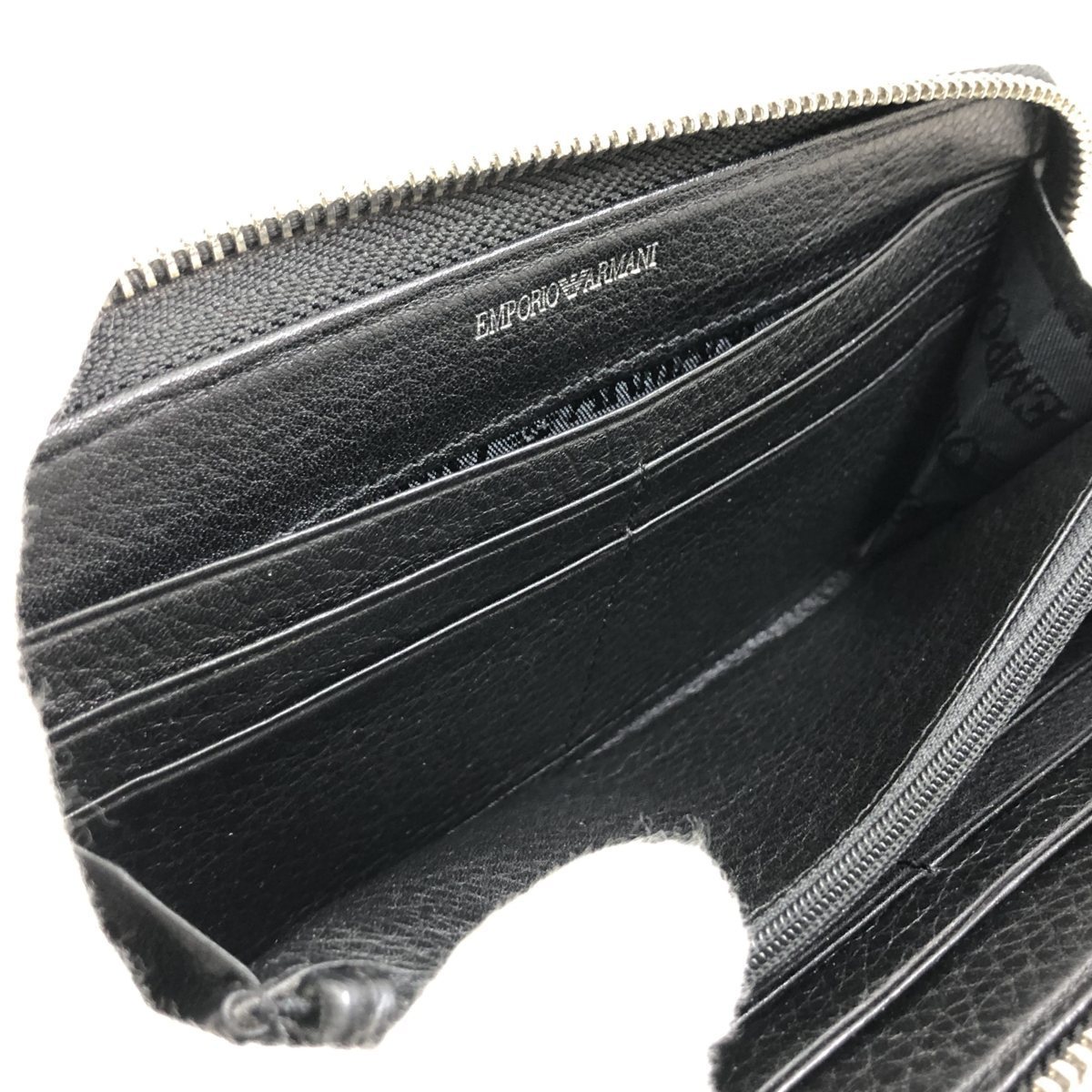 送料無料 超美品 エンポリオアルマーニ EMPORIO ARMANI 長財布