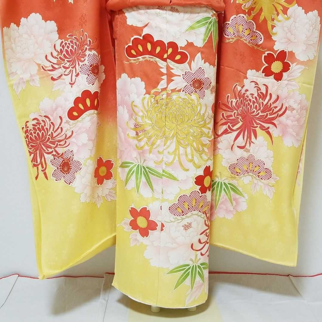 タイムセール 『山本寛斎 ・未仕立て品』 仮絵羽 金彩加工 紋意匠 八掛
