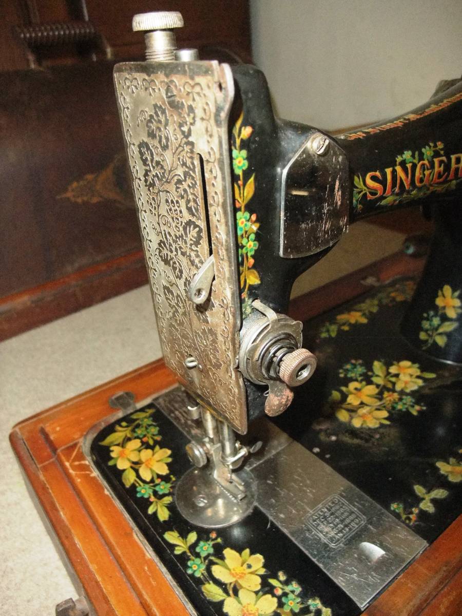  sewing machine singer 1907 year manufacture antique 