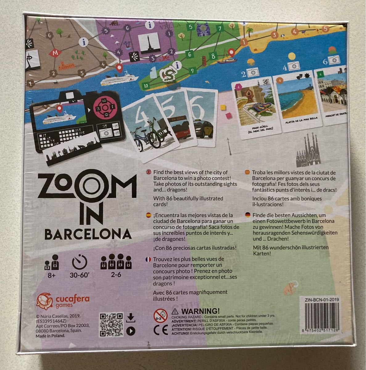 最終値下げ！Zoom in Barcelona 新品未開封 即日発送 海外 ボードゲーム ボドゲ ズームインバルセロナ