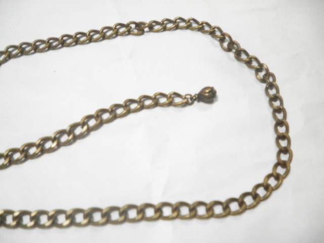  new goods * chain belt * bronze series color 