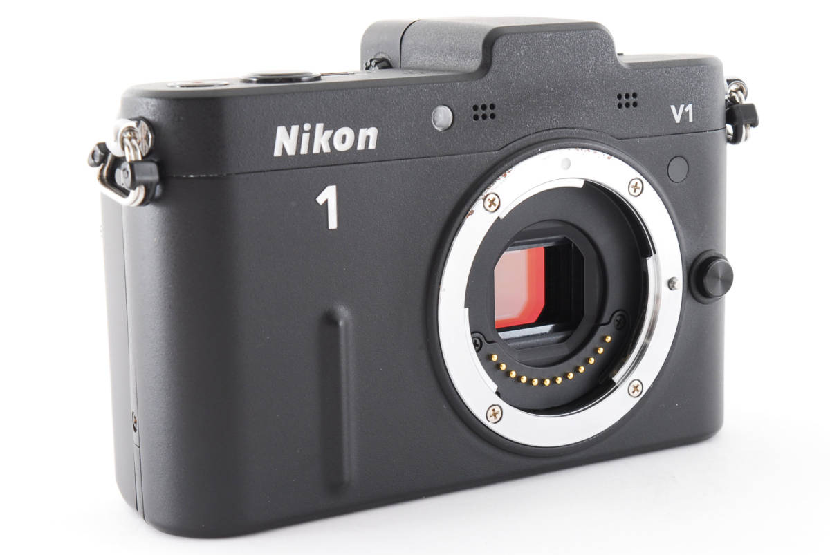 お得低価 美品 ニコン Nikon 1 V1 ボディ ブラック シャッター回数429