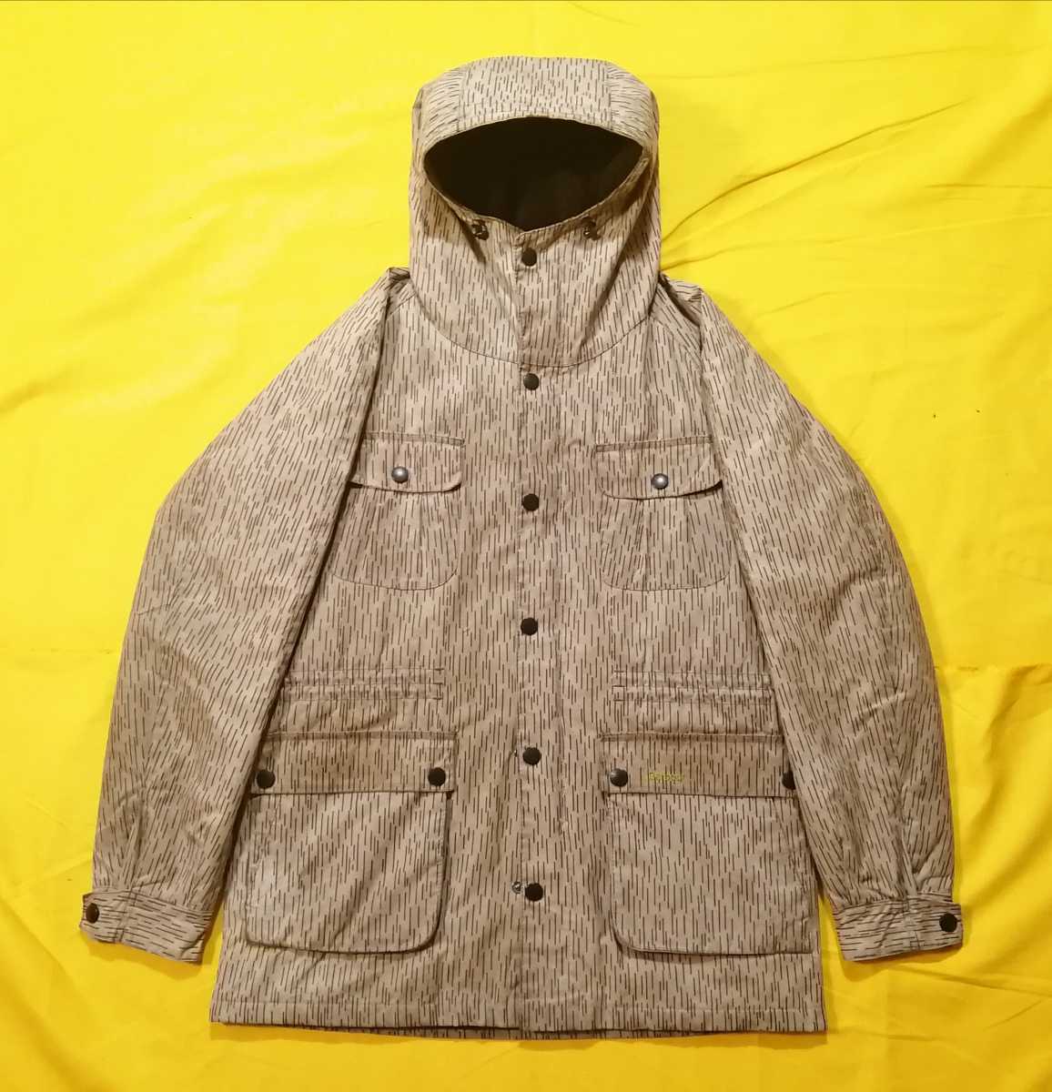 希少モデル　Barbour smu　brindle wax L バブアー　ヘビーウェイト　ミリタリー　マウンテンパーカー　レインドロップカモ　 tokito トキト