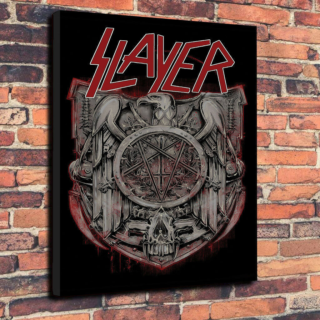 今季入荷 Slayer スレイヤー 高級 キャンバス アート パネル ポスター A１ 海外 雑貨 グッズ メタル ロックバンド 写真 インテリア 3 在庫販売 Www Coldwellbankersamara Com