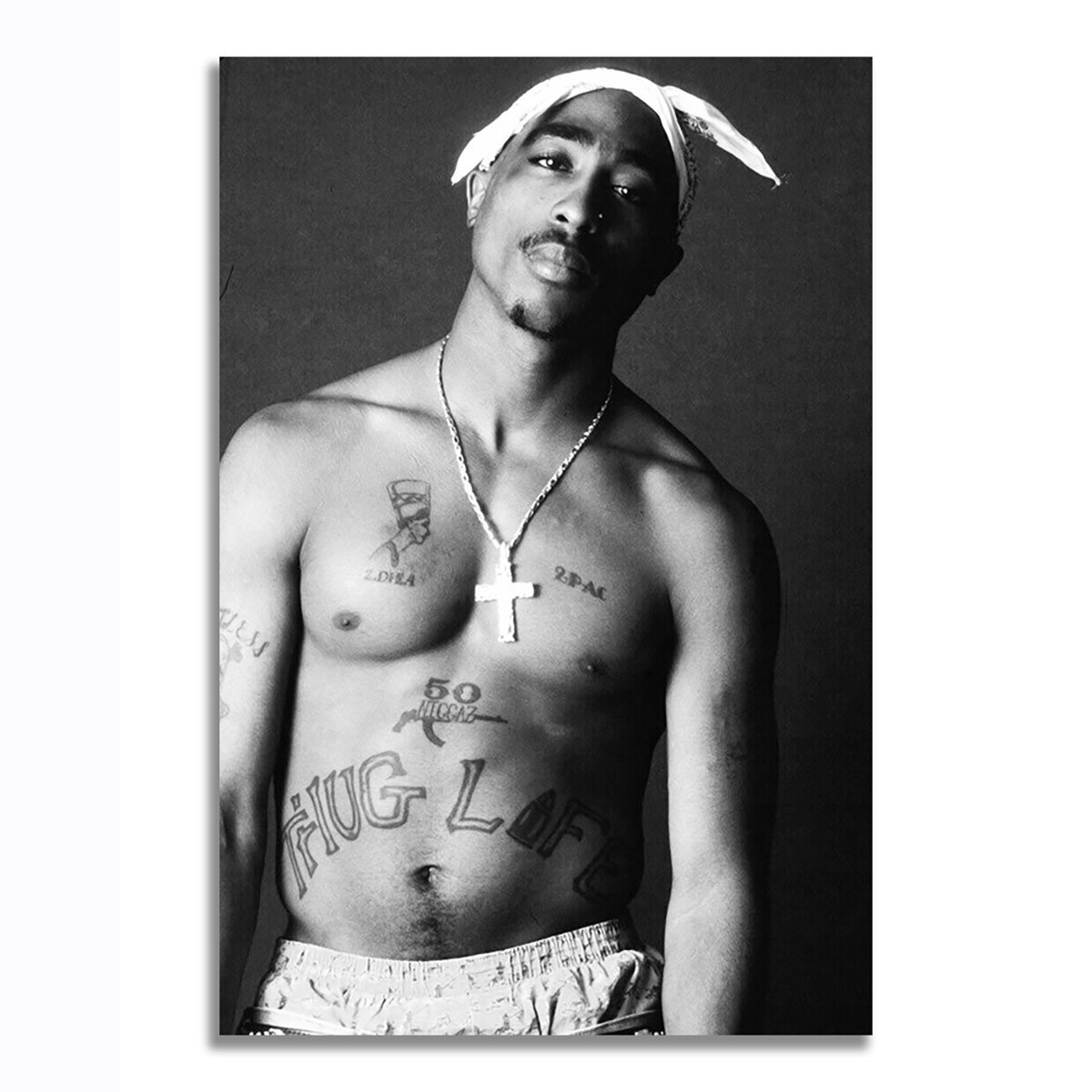 2Pac 2パック Tupac 特大 ポスター 150x100cm 海外 ?ヒップホップ ラッパー アート インテリア グッズ 雑貨 写真 絵 フォト 大 28_画像3