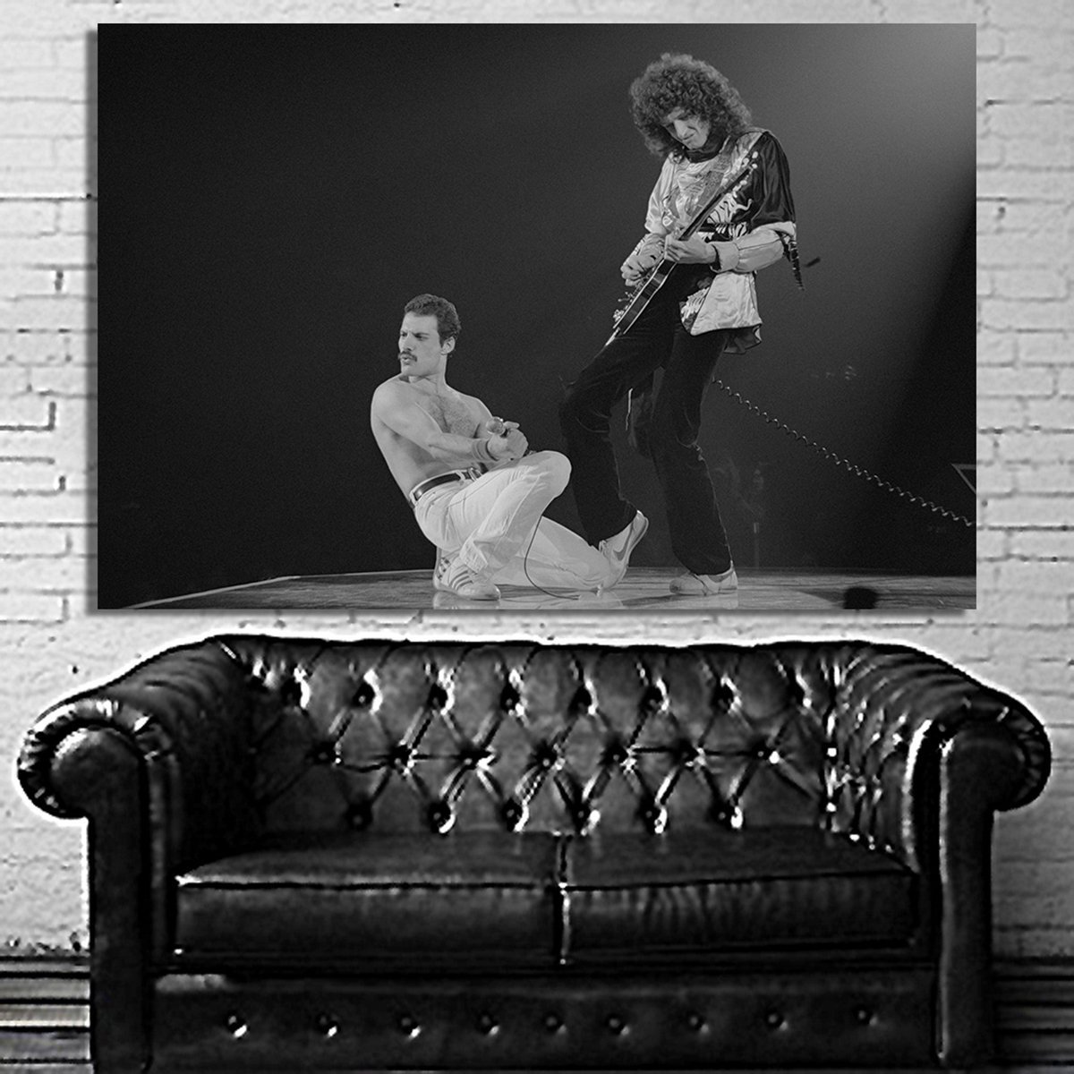 Queen クイーン 特大 ポスター 150x100cm 海外 ロック バンド アート インテリア グッズ 写真 雑貨 絵 フォト フレディ マーキュリー 13_画像2