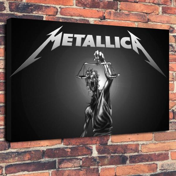 メタリカ Metallica 高級 キャンバス アート パネル ポスター A１ 海外 雑貨 グッズ おしゃれ かっこいい ヘヴィメタル メタル ヘビメタ