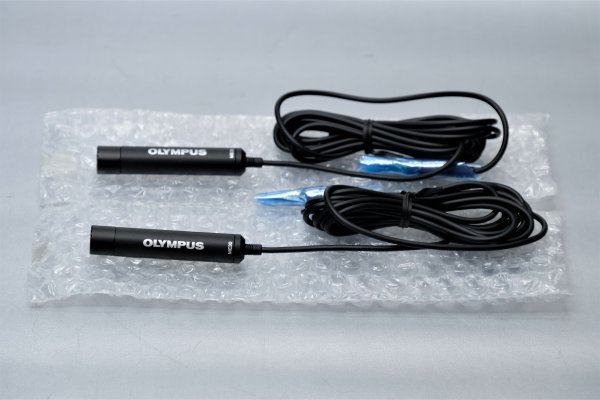 未使用*ステレオマイクロホン【Olympus】ME30W*エレクトレットコンデンサー型*広い場所での会議録音に最適