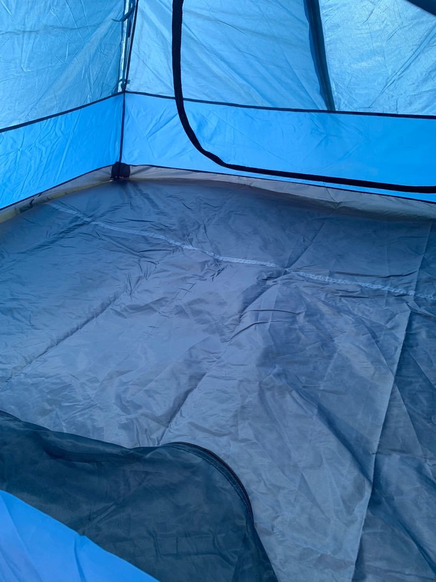 テント 2〜3人用 サンシェードテント メッシュ窓付き 災害用 アウトドア