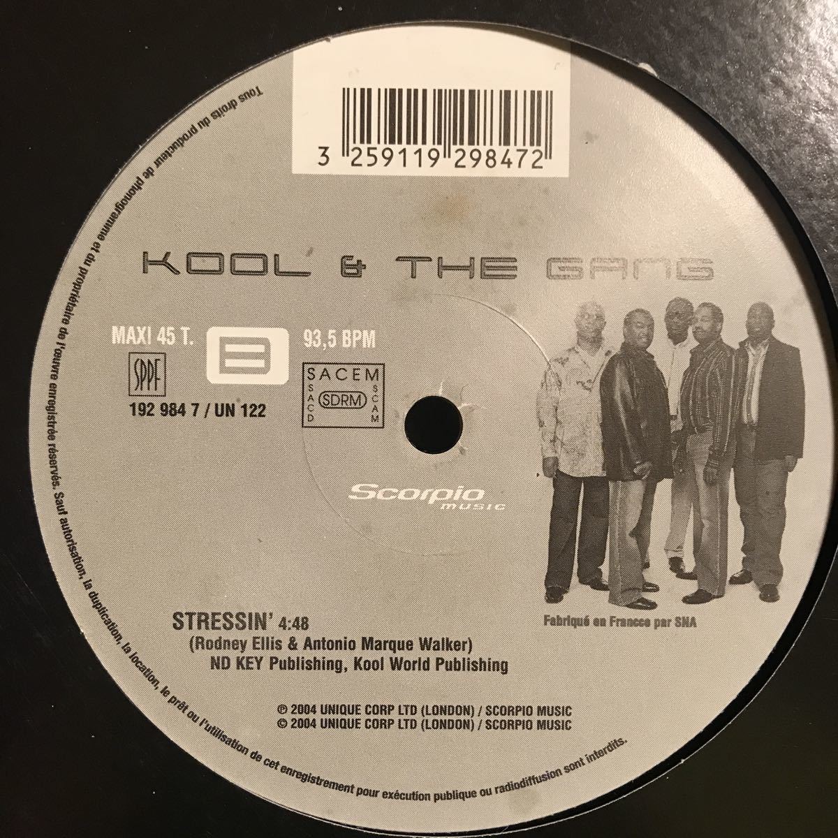 Kool & The Gang Featuring Sean Paul & Spanner Banner - Ladies' Night 仏盤の画像2