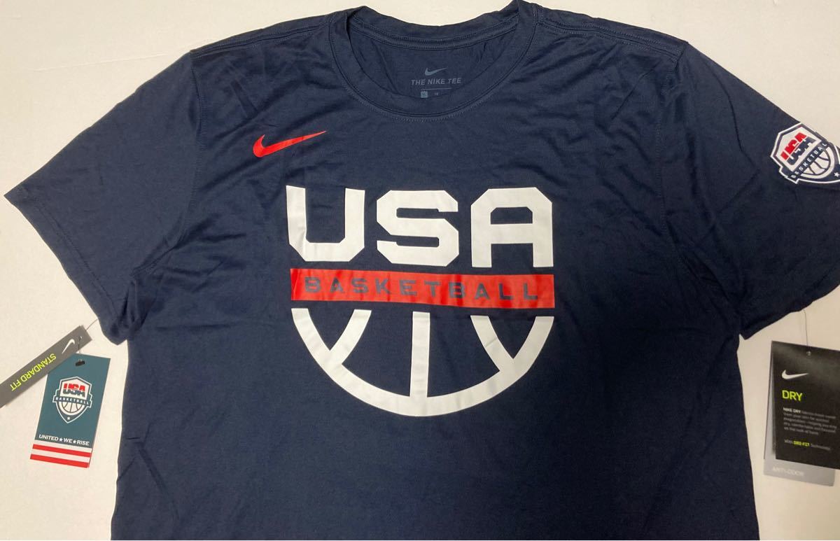 新品 NIKE ナイキ XL USA アメリカ代表 ロゴ プリント 新品 NIKE ナイキ XL USA アメリカ代表 ロゴ プリント