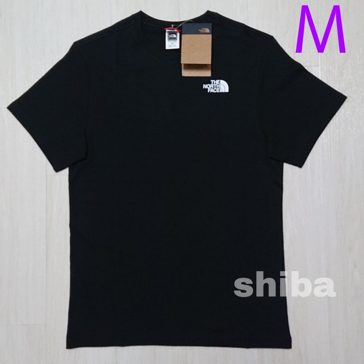 THE NORTH FACE ノースフェイス　tシャツ 半袖 トップス 人気 黒 ブラック シンプルドーム simple 海外M