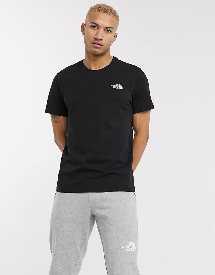 THE NORTH FACE ノースフェイス　tシャツ 半袖　黒　simple dome t-shirt 海外S サイズ