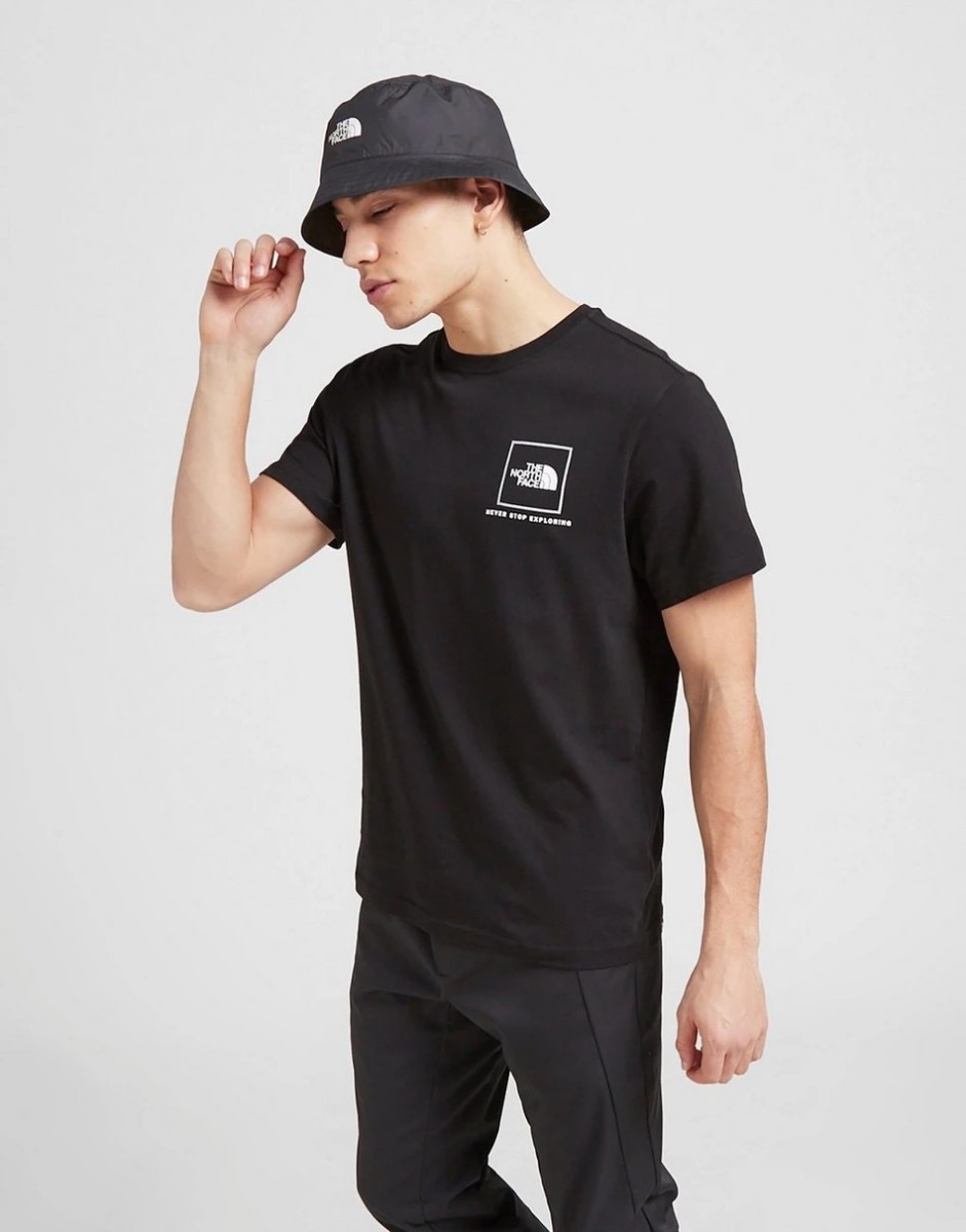 THE NORTH FACE ノースフェイス　tシャツ　半袖 黒 ブラック 人気 ファイン Fine ボックスロゴ 海外Sサイズ