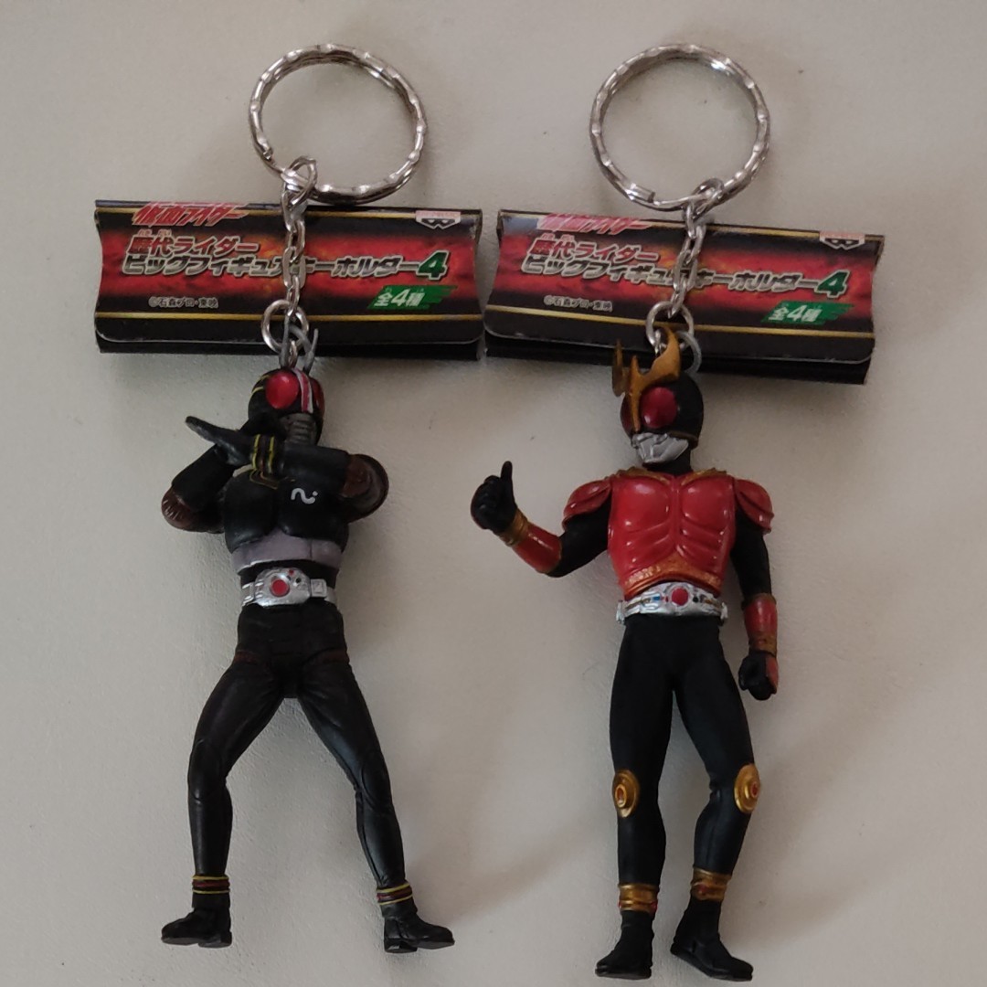 歴代ライダー ビッグフィギュアキーホルダー 仮面ライダー 1号 2号 V3 ライダーマン BLACK クウガ バンプレスト