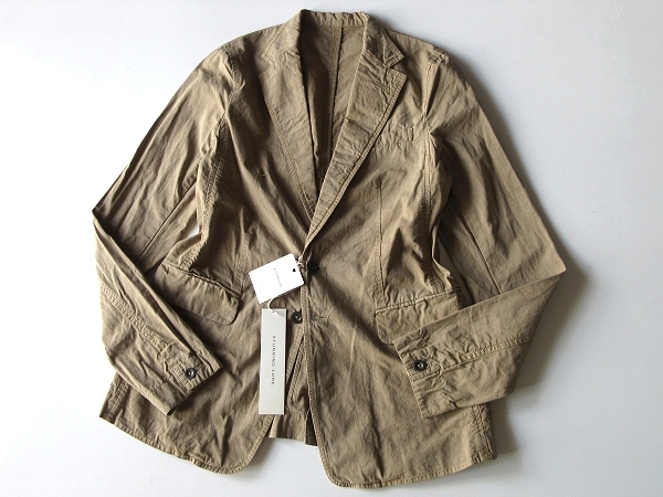  новый товар с биркой STUNNING LURE Stunning Lure товар окраска хлопок 2B tailored jacket блейзер S хаки бежевый сделано в Японии 