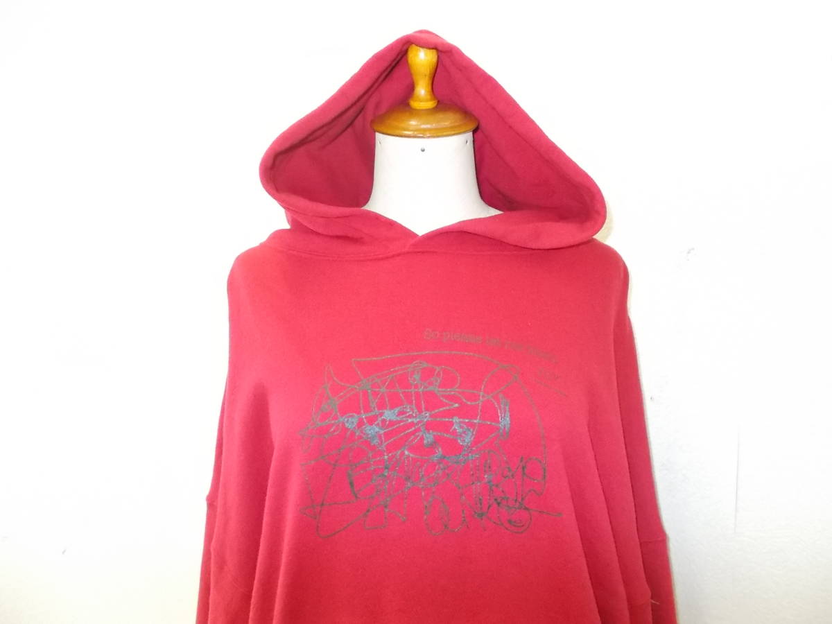 a1037 aiko Live Tour Love Like Pop vol.21 aiko激推しパーカー sizeナミ 横広 オーバーサイズ レッド 赤 日本製 綿100% 裏起毛 3I