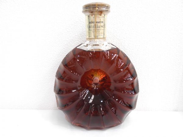 古酒 REMY MARTIN レミーマルタン EXCELLENCE エクセレンス コニャック バカラボトル 箱付 (蓋なし) 替栓付 700ml ◆XA03-95_画像2