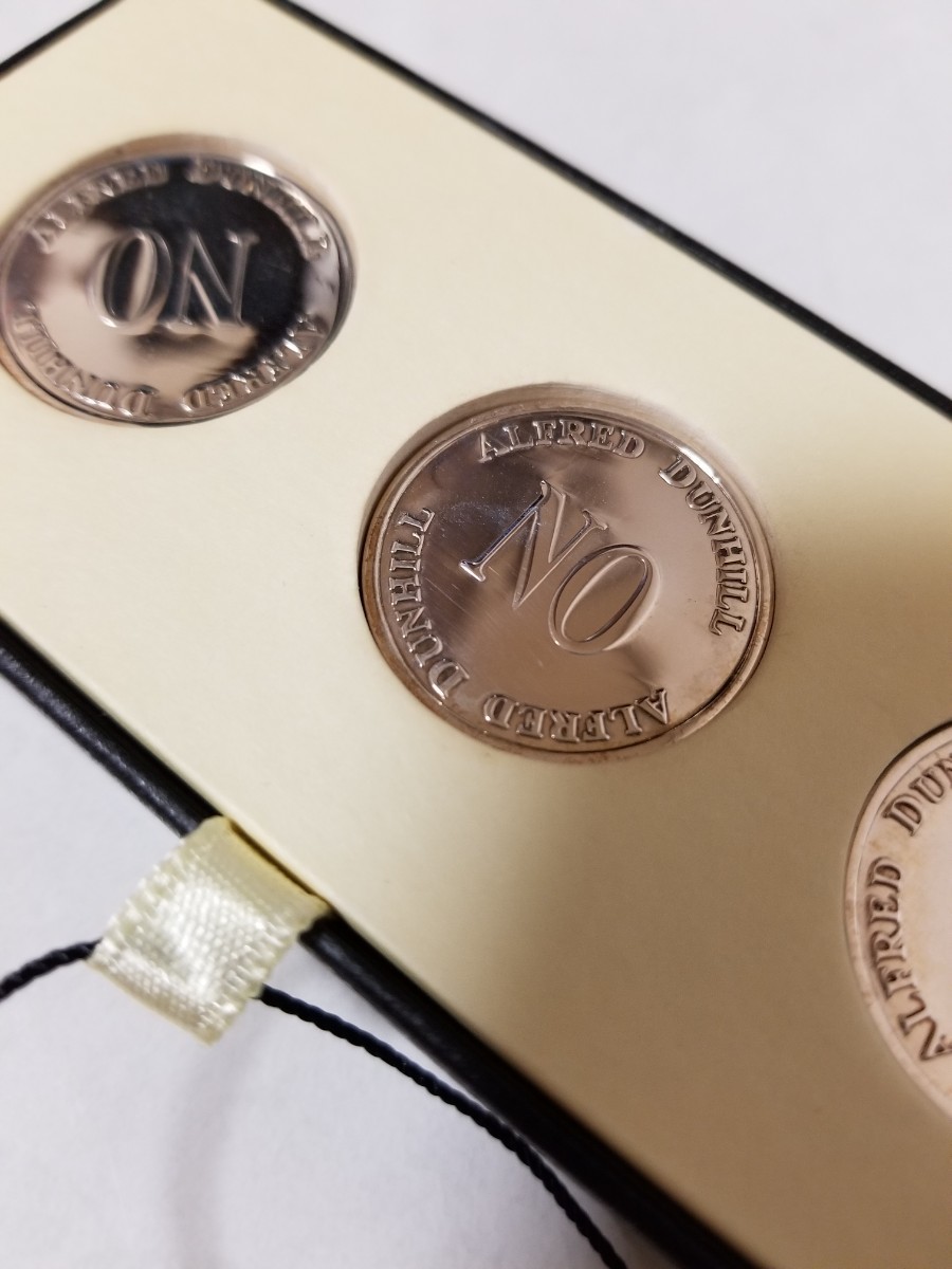 レア dunhill ダンヒル YES/NO シルバーコイン 3枚セット|Yahoo レア dunhill ダンヒル YES/NO シルバーコイン 3枚セット|Yahoo