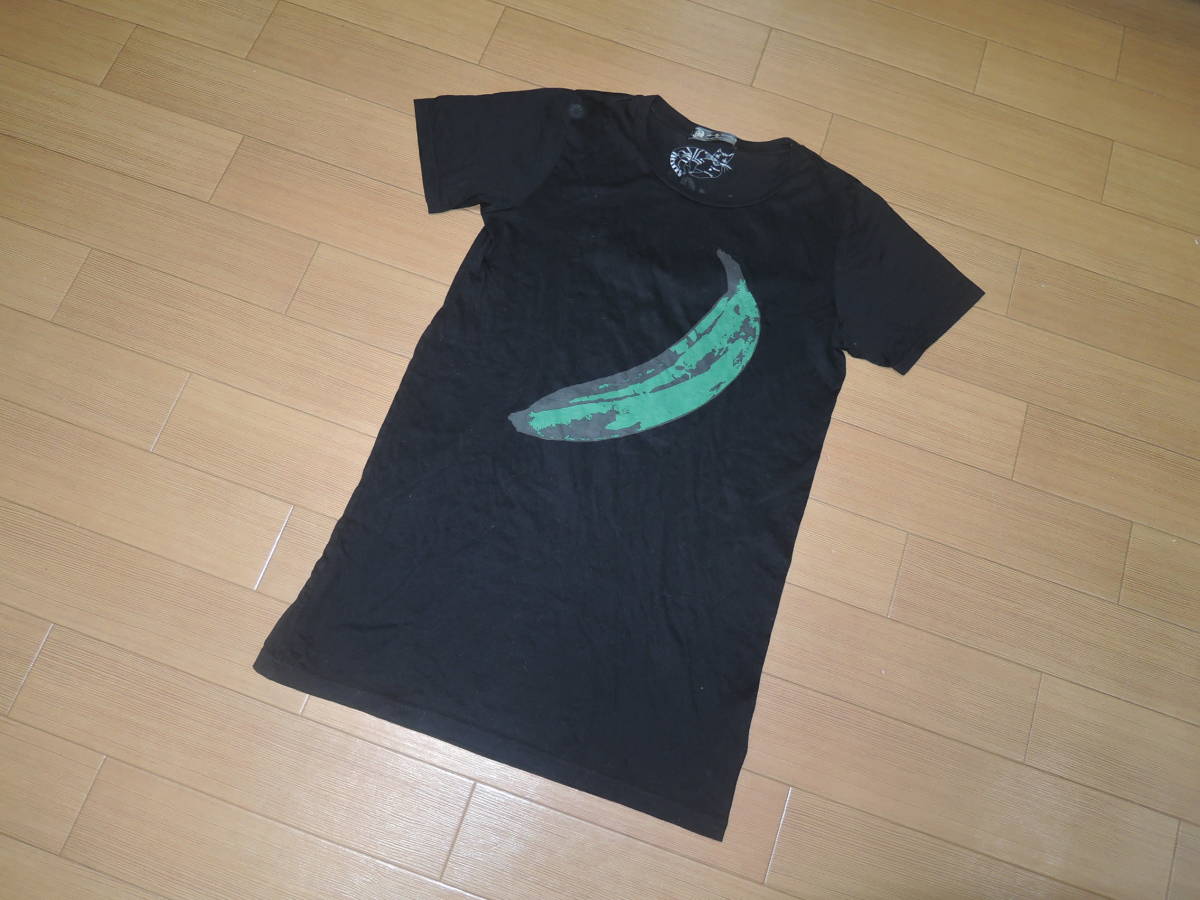 HYSTERIC GLAMOUR × ANDY ヒステリックグラマー Tシャツ F 黒 バナナ / カットソー ANDY Worhol アンディウォーホル_画像2