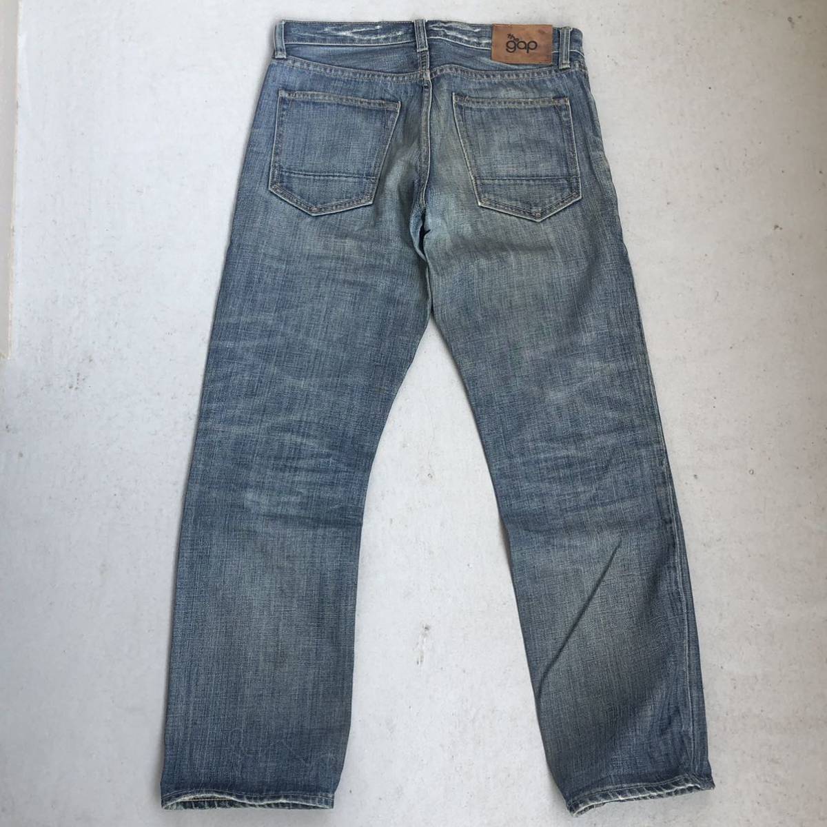  blue GAP white oak / corn Denim *REGULAR FIT STRAIGHT/W30* red ear American made cloth cell bijiWHITE OAK/CONE DENIM Gap jeans 