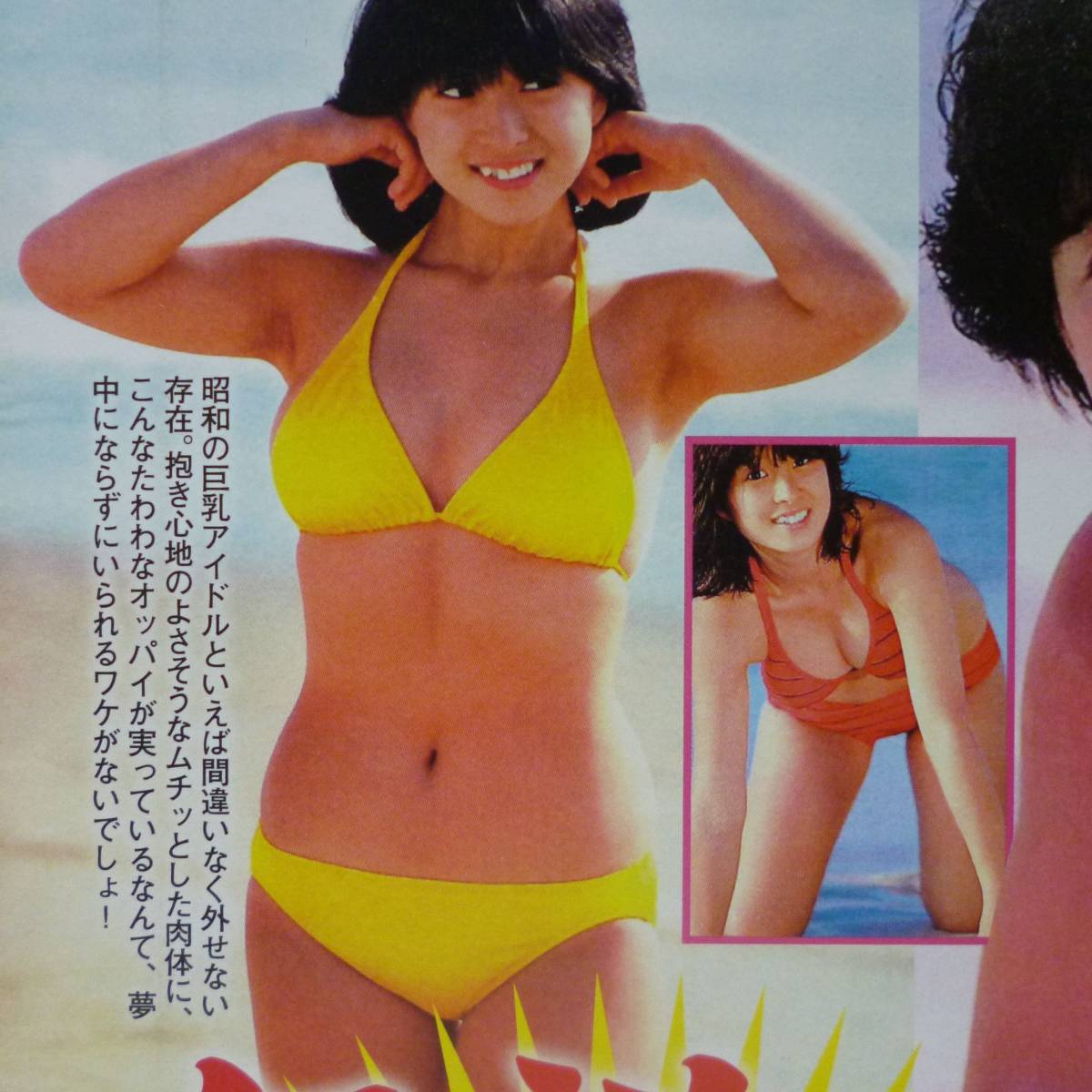 Yahoo!オークション - 80年代アイドル水着 河合奈保子 松田聖子 Yahoo!オークション - 80年代アイドル水着 河合奈保子 松田聖子