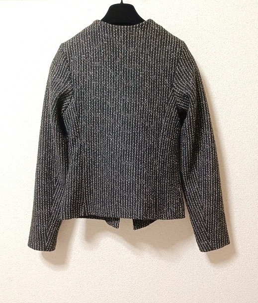  new goods agnes b. regular price 3.8 ten thousand no color wool tweed jacket Agnes B 