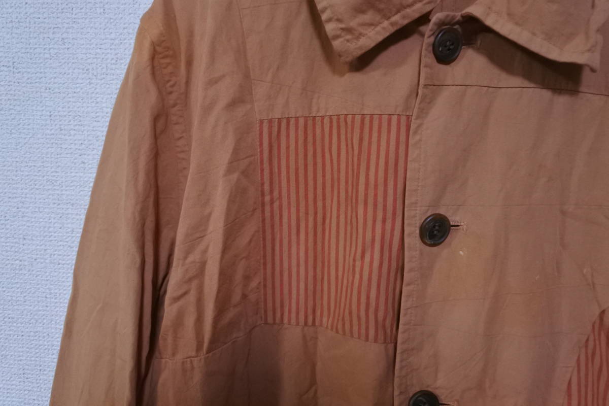 80's-90's HAI SPORTING GEAR イッセイミヤケ カバーオール シャツ ジャケット size M ピンク系 当時物