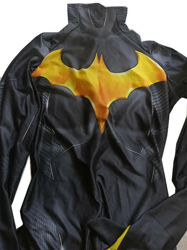 ☆送料込み☆JG-4 XLサイズ コスプレ Batgirl スーパーヒーロー 衣装 3Dプリント プラグスーツ コスチューム