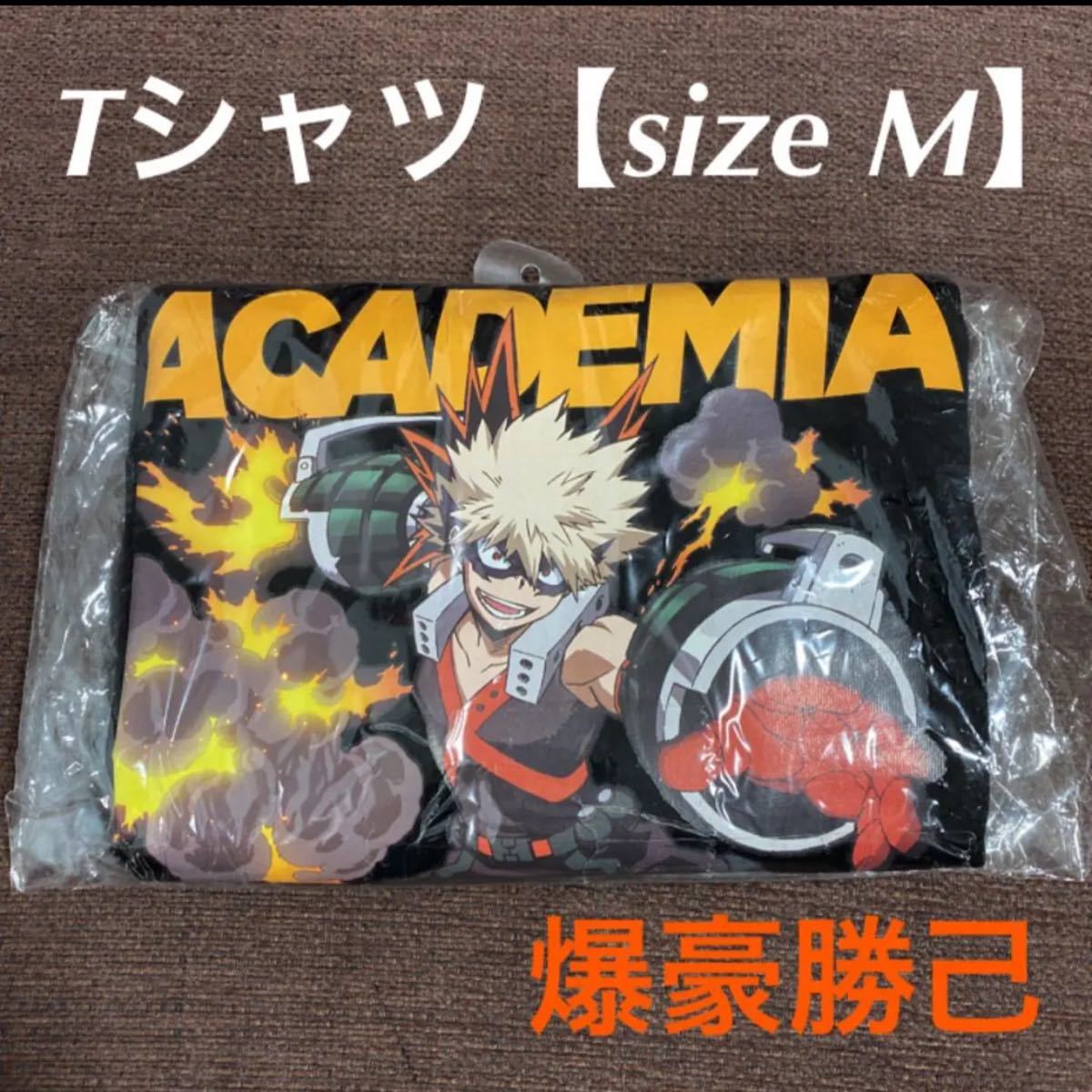 【size M】僕のヒーローアカデミア 爆豪勝己 Tシャツ 公式ライセンス商品